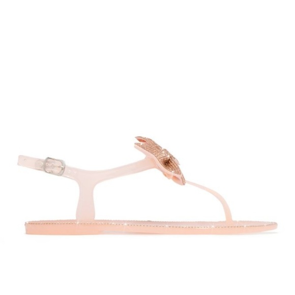 𝙇𝙖𝙨𝙩 𝙎𝙞𝙯 6 💎Nude Rhinestone Encrusted Bow - Picture 7 of 8